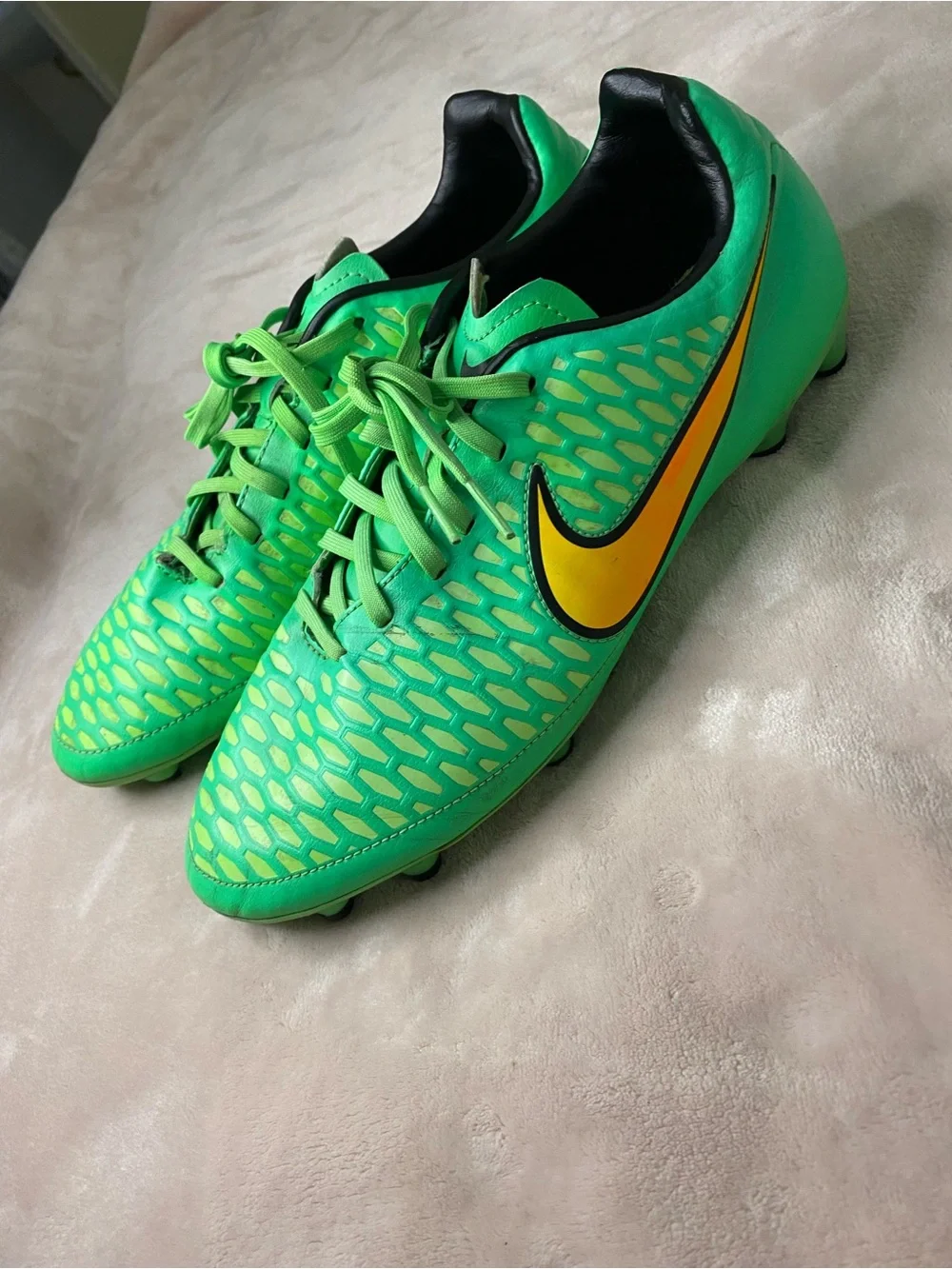 Nike Magista Opus Green ACC Football Cleats Mens Soccboots US 11.5